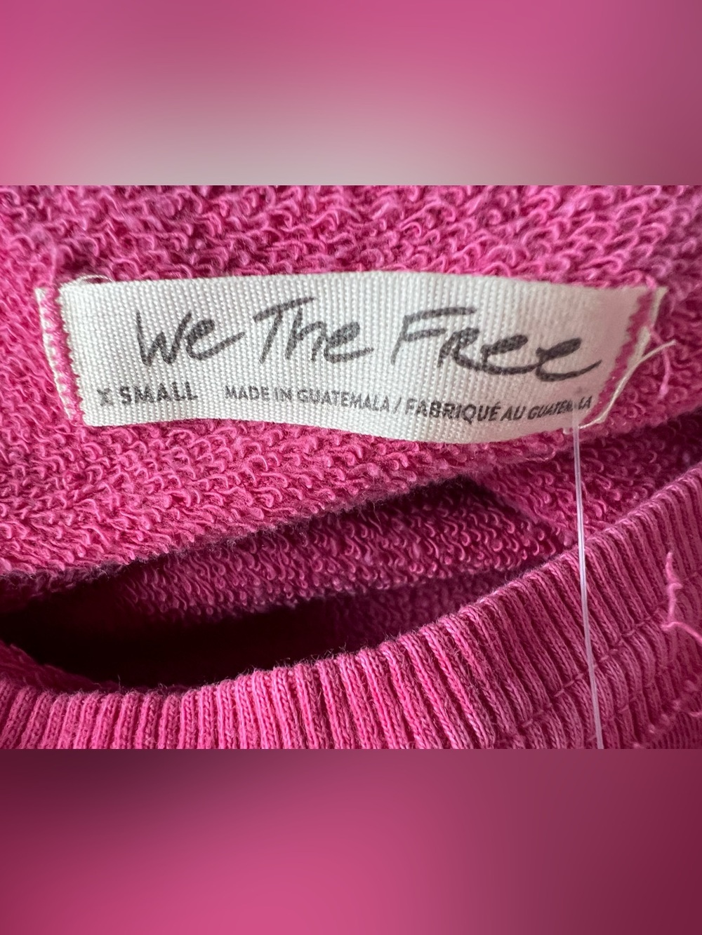 Free People We The Free Camden Maxi Sweatshirt in Beetroot Size XS NWT - Picture 8 of 13